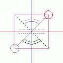 作図例1 線、円、円弧