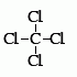 テトラクロロメタン(tetrachloro-methane = 四塩化炭素)